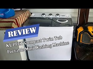 KUPPET Compact Twin Tub Portable Mini Washing Machine Review 2020