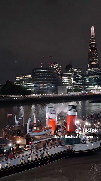 There she goes again 🚢 Watch Paddle Steamer Waverley steam through To... | steamer