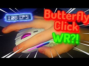 So I beat the Butterfly Clicking world record...