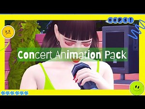 [The Sims 4] Concert Animation Pack (DOWNLOAD)ㅣ심즈4 애니메이션 포즈