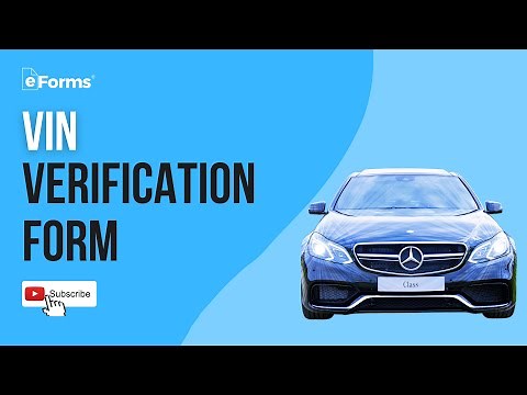 VIN Verification Form - EXPLAINED