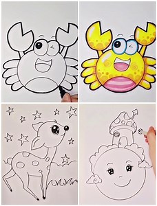 10K views · 397 reactions | Easy Cute Drawing Tutorials for Kids | Simple Drawings | Facebook