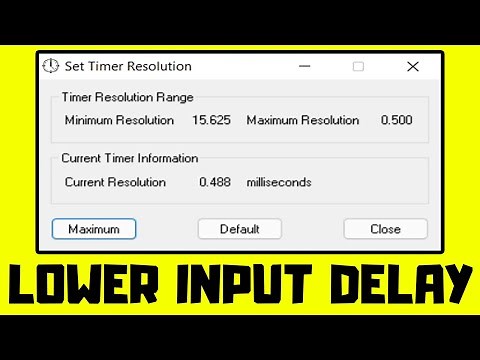 How to Download Timer Resolution for FREE! [FIX INPUT DELAY]
