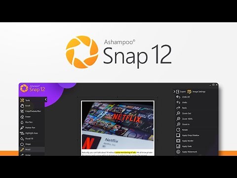 Ashampoo Snap 12 - Create screenshots quickly and with great flexibility