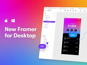 The all new Framer desktop app for Windows and Mac is here. And it's completely free, with image exporting, real-time collaboration, and Smart Components. Get the prototyping power of the browser right on your desktop. Download now — https://bit.ly/3tvxE3c | Framer