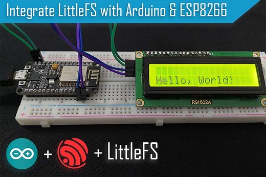 LittleFS with ESP8266 to Read, Write and Delete Data on Flash Memory of NodeMCU