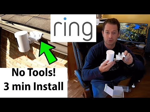 ✅ Quick & Easy Camera Gutter Mount - Ring Stick Up, Spotlight Universal - Wasserstein