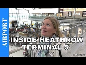 Inside Heathrow Airport Terminal 5 - Departing from London Heathrow Airport - Airport information