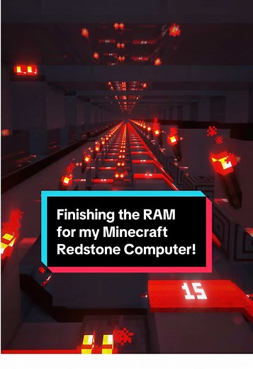 Building RAM for My Minecraft Computer Project