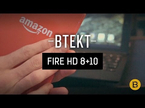 Amazon Fire HD 8, 10, keyboard dock hands-on