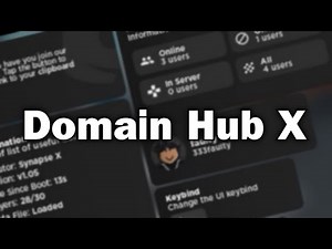 DOMAIN HUB X – THE SMARTEST SCRIPT FOR ROBLOX #Roblox
