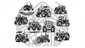 Tractor Clip Art Bundle, Tractor SVG, Farm Life SVG, Farm Tractor Silhouette, Tractor Png Svg Eps Dxf, Agriculture SVG, Commercial Use - Etsy