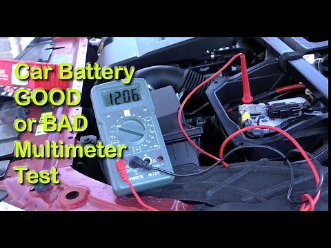 How to Test Your Car Battery with a Multimeter Check if Good or Bad, Needs Replacing or Charging