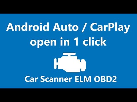 Car Scanner ELM OBD2 📱 Android Auto / CarPlay - open in 1 click (Car Scanner PRO)