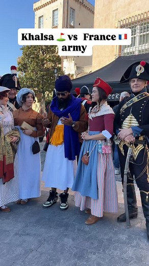 Khalsa vs France army @artravel_singh | Artravel Singh