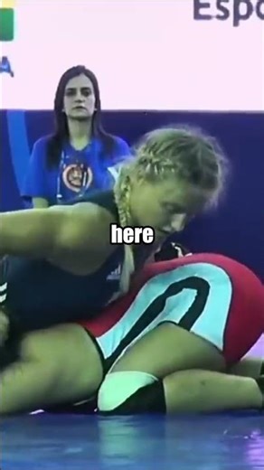 One of the most BRUTAL takedowns you'll see 💥 #wrestling #womenssports #shorts