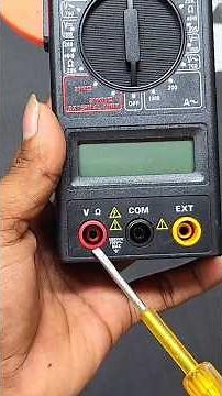 How to use clamp metre || Testing the Digital clamp metre DT 266 || #spelectricshort