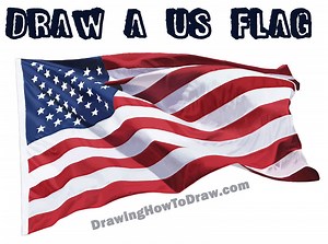 How to Draw a Realistic US Flag / American Flag – Step by Step Drawing Tutorial – How to Draw Step by Step Drawing Tutorials