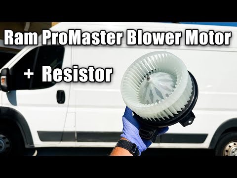 2014-2025 Ram ProMaster Blower Motor and Resistor Replacement (EASY)