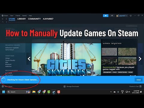 How to Manually Update Games on Steam