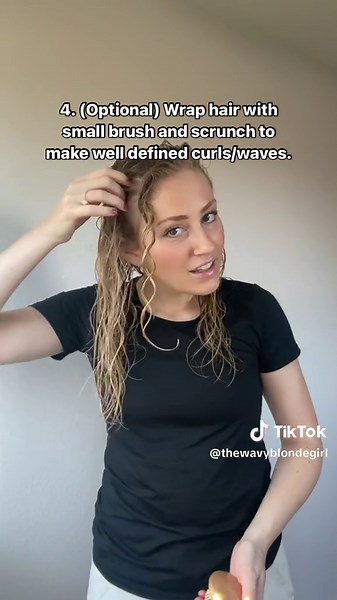 Beginner Wavy Hair Tutorial Follow these steps to see if you have wavy ir curly hair! #wavyhairroutine #wavyhairtutorial #curlyhairtutorial #curlyhairroutine