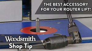 Shop-Made Router Lift Upgrade