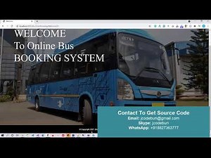 Online bus ticket booking project in java using JSP, Servlet and MYSQL