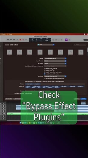 Bouncing versus Exporting in Logic Pro