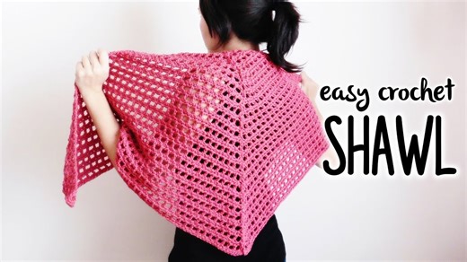 How to Crochet a Triangle Shawl – Easy Step-by-Step Tutorial for Beginners