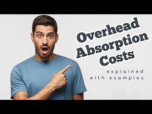 Accounting Tutorial: Overhead Absorption Costs Level 2, 3 and 4 with Miss Finance (bookkeeping aat)