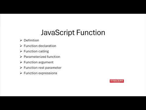 JavaScript Functions Tutorial for Beginners | Parameters, Arguments, Rest Parameter & Expressions
