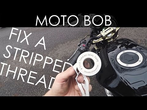 How To Fix A Stripped Thread With Plumbers Tape (PTFE Thread Sealing Tape)