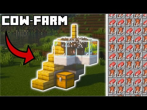 MINECRAFT: Simple Compact COW-FARM! (1.21) [Quick Tutorial]