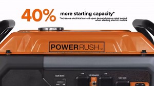Generac 7682 GP6500E 6,500-Watt Gas-Powered Portable Generator - Powerrush Advanced Technology with Electric Start - Durable Design and Reliable Backup Power - 49-State Compliant