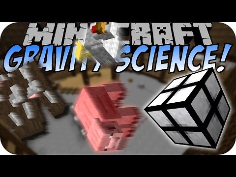 Minecraft GRAVITY SCIENCE MOD (Gravitation Mod) [Deutsch]