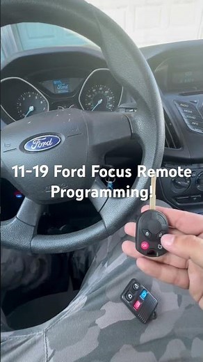 Ford Focus Remote Programming!