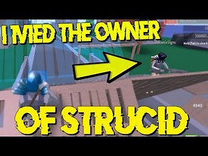 I 1V1ED THE OWNER OF STRUCID... (Roblox Fortnite)
