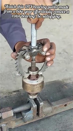 Homemade Bearing Puller Genius