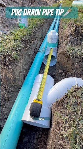 Installing PVC Drain Pipe - Yard Drainage Tampa Florida