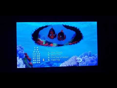 Finding Nemo 2-Disc Collector's Edition 2003 DVD Menu Walkthrough Disc 1