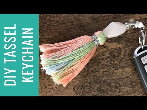 How to Make a DIY Tassel Keychain