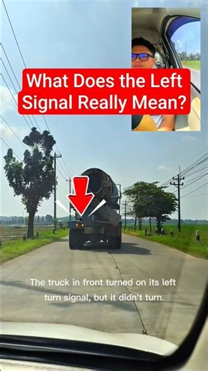 What Does the Left Signal Really Mean? #shorts