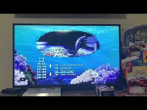 Finding Nemo DVD menu walkthrough Disc 1