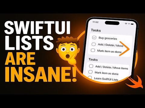 SwiftUI Lists Are INSANE! (Hidden Features & Pro Tricks You MUST Try)