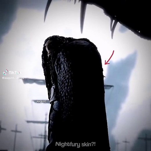 Nightfury Skin Revealed! Toothless Angry Male Nightfury Skin | Dragons Edit