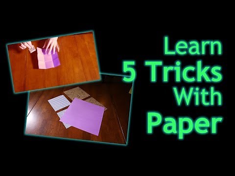Easy Magic Tricks for Beginners and Kids With Paper - Learn These Five Tricks