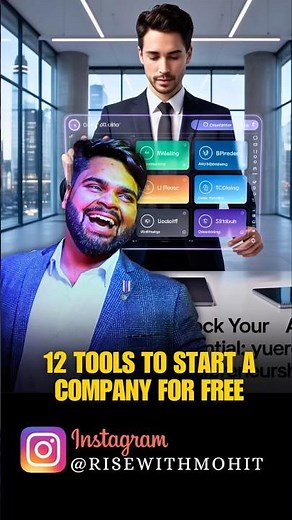 12 AI Tools to Launch a Business with ₹0 | No Investment Startup Guide