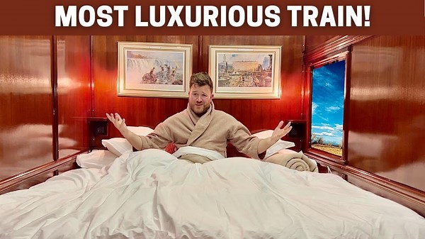 96 Hours on Worlds Best Luxury Sleeper Train - Rovos Rail Royal Suite!