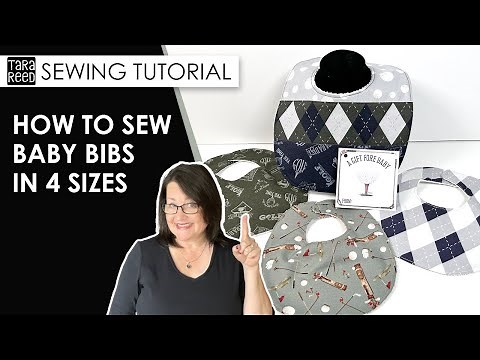 How to Sew a Baby Bib + Free Pattern - A beginner friendly tutorial