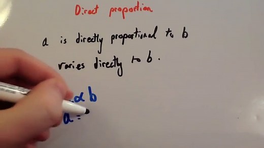 Direct Proportion Video – Corbettmaths